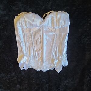 Elegant White Corset Top